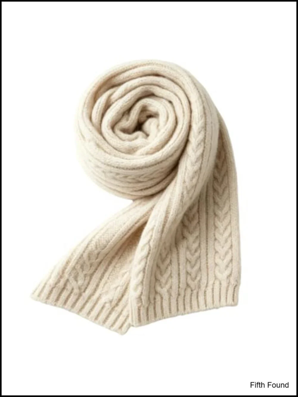 Chunky Cable Knit Winter Scarf Thick Warm Cold Weather Wrap
